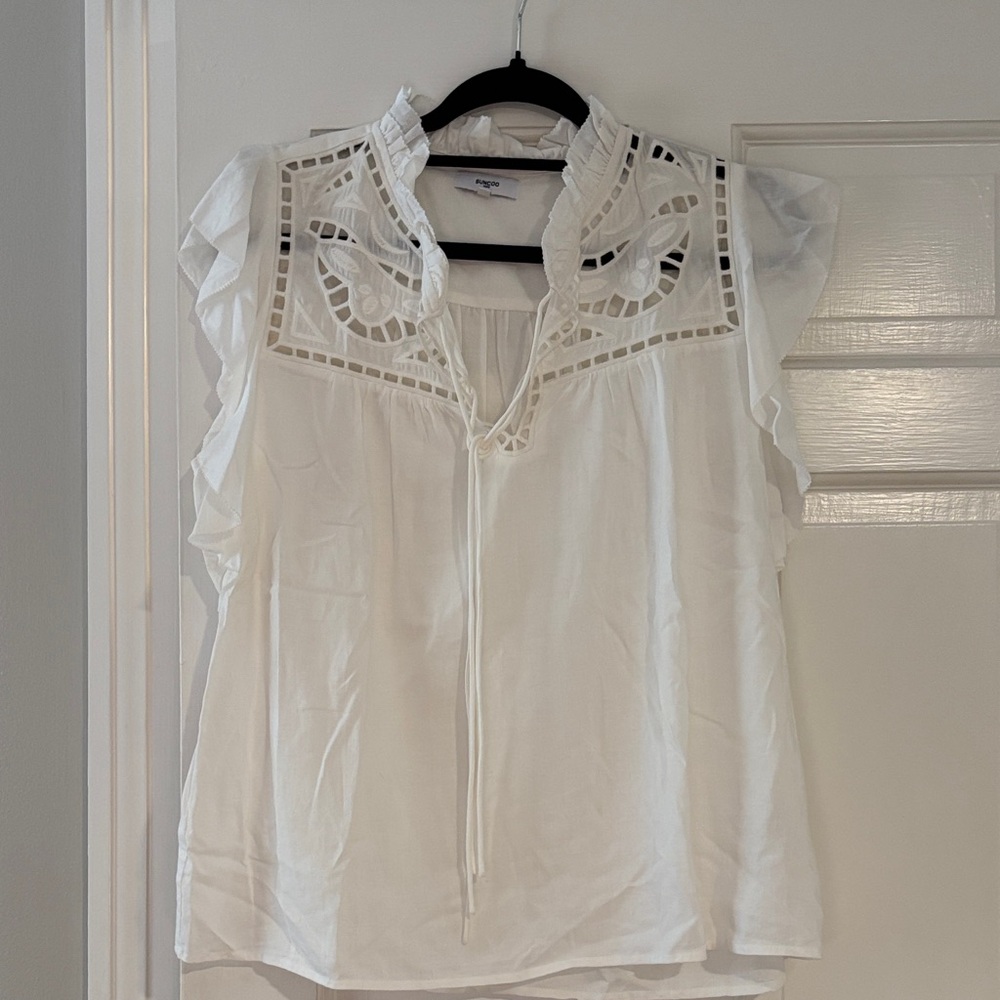 Suncoo Lolita blouse. T1, small, white.